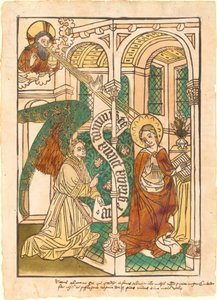 Bebådelsen av German 15th Century