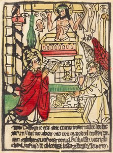 Sankt Gregorius mässa av German 15th Century