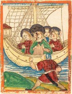 Sankt Ursulas resa av German 15th Century