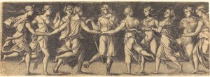 Apollondans med de nio muserna