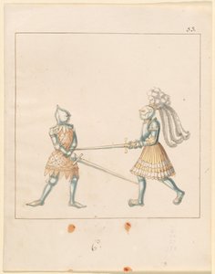 Freydal, The Book of Jousts and Tournament of Emperor Maximilian I: Combats on Foot (Jousts) (Volume III): Plate 163 av German 16th Century