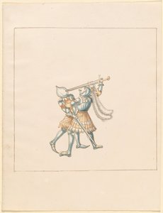 Freydal, The Book of Jousts and Tournament of Emperor Maximilian I: Combats on Foot (Jousts) (Volym III): Plate 160 av German 16th Century