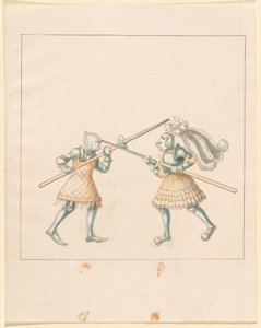 Freydal, The Book of Jousts and Tournament of Emperor Maximilian I: Combats on Foot (Jousts) (Volume III): Plate 149 av German 16th Century