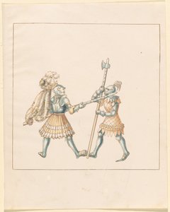 Freydal, The Book of Jousts and Tournament of Emperor Maximilian I: Combats on Foot (Jousts) (Volym III): Plate 144 av German 16th Century