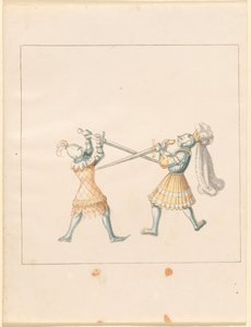 Freydal, The Book of Jousts and Tournament of Emperor Maximilian I: Combats on Foot (Jousts) (Volume III): Plate 159 av German 16th Century