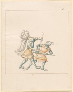 Freydal, The Book of Jousts and Tournament of Emperor Maximilian I: Combats on Foot (Jousts) (Volume III): Plate 164