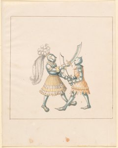 Freydal, The Book of Jousts and Tournament of Emperor Maximilian I: Combats on Foot (Jousts) (Volume III): Plate 153