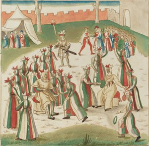 Utomhus spel av German 16th Century