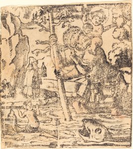 Sankt Christopher av German 16th or 19th Century