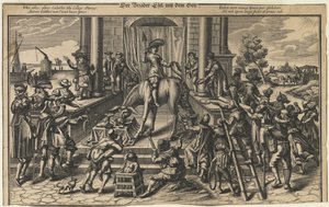 Bror åsna med pengar, tidigt 1600-tal. av German Master