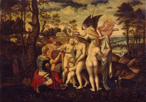 The Judgment of Paris, mitten av 1500-talet.