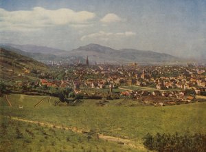 Freiburg im Breisgau, Schwarzwald, Tyskland (färgfoto) av German Photographer