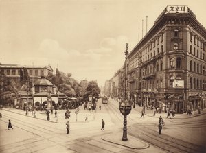 Georgstrasse, Hannover (svartvitt foto)