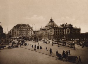Munchen / München: Justitiepalatset (svartvitt foto) av German Photographer