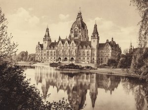 Nya stadshuset, Hannover (svartvitt foto) av German Photographer