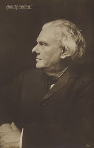 Porträtt av August Wilhelm Bach (svartvitt foto) av German Photographer