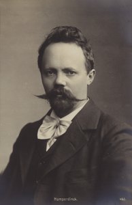 Porträtt av Engelbert Humperdinck (svartvitt foto) av German Photographer