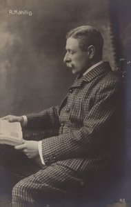 Porträtt av Ricardo Mahllig (svartvitt foto) av German Photographer