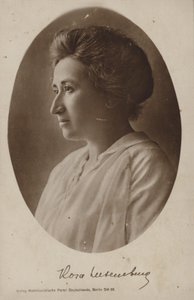 Rosa Luxemburg (svartvitt foto) av German Photographer