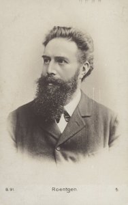Wilhelm Roentgen (1845-1923), tysk fysiker (svartvitt foto)