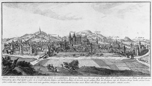 Aachen (etsning) av German School