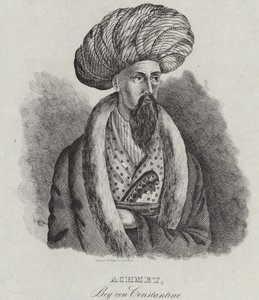 Ahmad Bey av Constantine, 1839 av German School