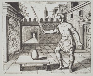 Alchemical Allegory: The Philosophers Egg, från Srutinium Chymicum av Michael Majer (1687) illustrerad i en magisk historia publicerad i slutet av 1800-talet av German School