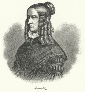 Annette von Droste-Hulshoff, tysk författare och kompositör (gravyr) av German School