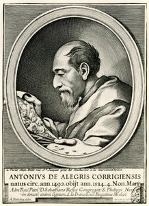 Antonio Allegri från Correggio av German School