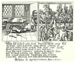Mordet på Albrecht von Wallenstein av German School