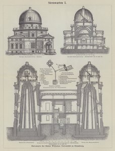 Astronomiska observatorier (gravyr) av German School