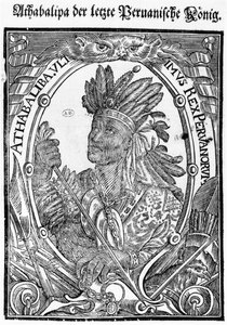 Atahualpa (ca 1502-33) av German School