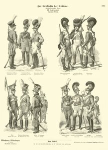 Bayerska militäruniformer, tidigt 1800-tal