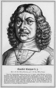 Benedict Carpzov d i (gravyr) av German School
