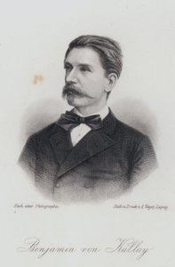 Beni Kallay, österrikisk-ungersk statsman (gravyr) av German School