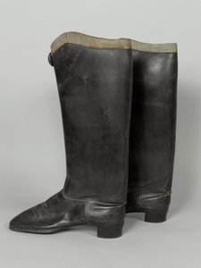 Stövlar, 3:e von Zieten Hussars, burna av HRH The Duke of Connaught, före 1914 (stövel) av German School