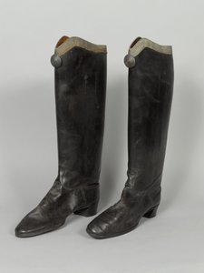 Stövlar, 3:e von Zieten Hussars, burna av HRH The Duke of Connaught, före 1914 (stövel) av German School