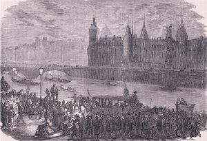Att ta in de sårade, Cassells historia om kriget mellan Frankrike och Tyskland publicerad av Cassell and Company Limited, ca 1890 (litho) av German School