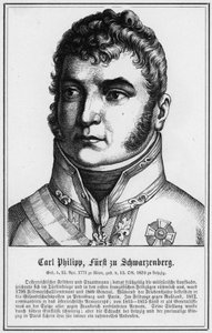 Carl Philipp, Prins av Schwarzenberg (gravyr) av German School
