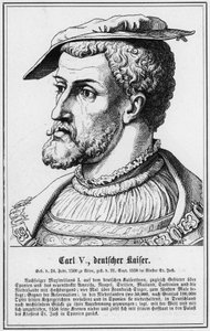 Carl V, Deutscher Kaiser (gravyr) av German School