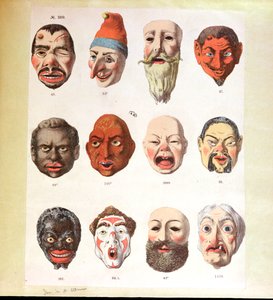 Karnevalsmasker av German School