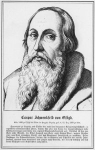 Caspar Schwenkfeld von Ossigk (gravyr) av German School