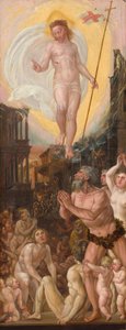 Kristus i Limbo, ca 1550-1575 (olja på pannå) av German School
