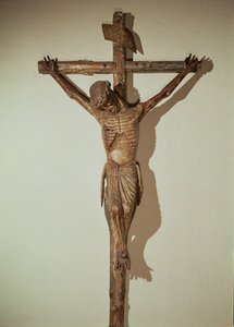 Kristus på korset, kallad Le Devot Christ, 1307 (trä)