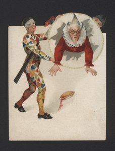 Clowner (chromolitho) av German School