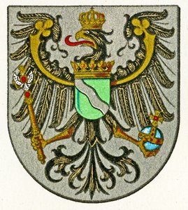 Rhenprovinsens vapen (Provinz Rheinland), c.1898 av German School