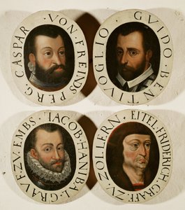 Befälhavare i trettioåriga kriget, Caspar von Freindsperg, Guido Bentivoglio, Jacob Hanibal greve Embs ... av German School