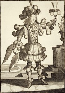 Kostym för en fjäderhandlare, pub. av Gerard Valck (16512-1726) c.1690 av German School