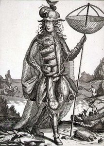 Kostym för en fiskare, pub. av Gerard Valck (1651-2-1726) c.1690 (gravyr) av German School