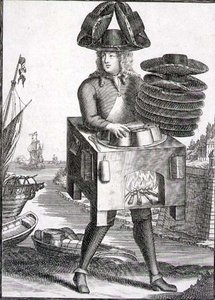 Kostym för en hattmakare, utgiven av Gerard Valck (1651/2-1726) ca 1690 (gravyr) av German School